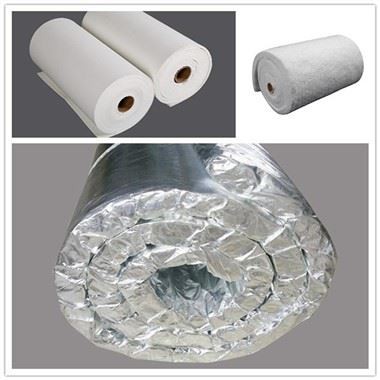 رقائق الألومنيوم وجه بطانية ألياف السيراميك